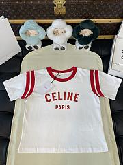 CELINE | Paris T-Shirt In White/Red - 1