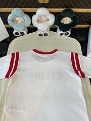 CELINE | Paris T-Shirt In White/Red - 5