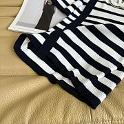 CHANEL | shoulder ribbon knit short-sleeved top - 5