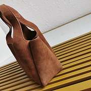 PRADA | Suede Leather Tote Bag 1BA349 18x16x10cm - 4