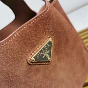 PRADA | Suede Leather Tote Bag 1BA349 18x16x10cm - 2