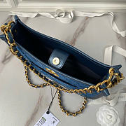 CHANEL | Denim Hobo Bag Gold Hardware  - 3
