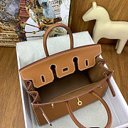 Hermes Birkin 25 Gold Hardware in Brown Color - 6