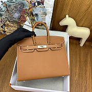 Hermes Birkin 25 Gold Hardware in Brown Color - 5