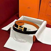 HERMES | Belt In Orange 3.2 cm - 3