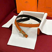 HERMES | Belt In Orange 3.2 cm - 2