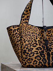 YSL | LE 5 À 7 BEA in pony hair leather earth and black - 2