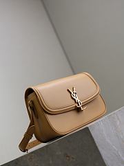 YSL | Small Solferino Bag Leather In Beige - 6