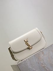 YSL | Small Solferino Bag Leather In White - 6