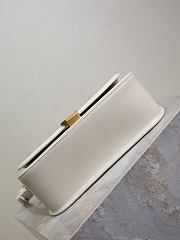 YSL | Small Solferino Bag Leather In White - 5