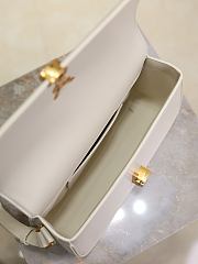 YSL | Small Solferino Bag Leather In White - 3