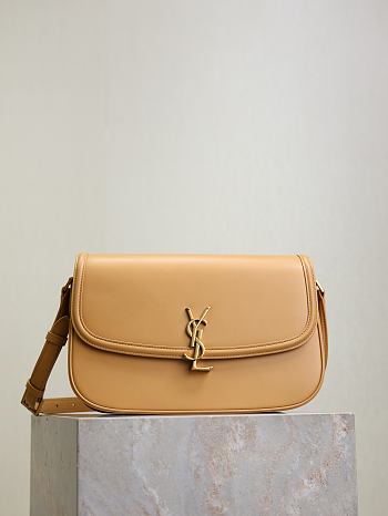 YSL | Medium Solferino Bag Leather In Beige