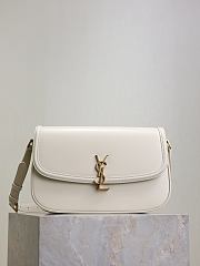 YSL | Medium Solferino Bag Leather In White - 1
