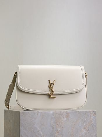 YSL | Medium Solferino Bag Leather In White