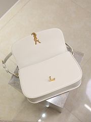 YSL | Medium Solferino Bag Leather In White - 5