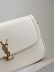 YSL | Medium Solferino Bag Leather In White - 2