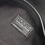LOEWE | Small Puzzle Biker bag in shiny calfskin Black - 4