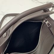 LOEWE | Small Puzzle Biker bag in shiny calfskin Brown - 2