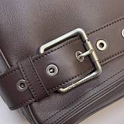 LOEWE | Large Puzzle Biker bag in shiny calfskin Brown - 3