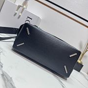 LOEWE | Large Puzzle Biker bag in shiny calfskin Black - 5