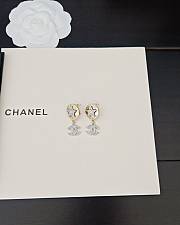 Chanel two-color round five-pointed star earrings - 2