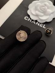 Chanel Popular round black earrings - 3