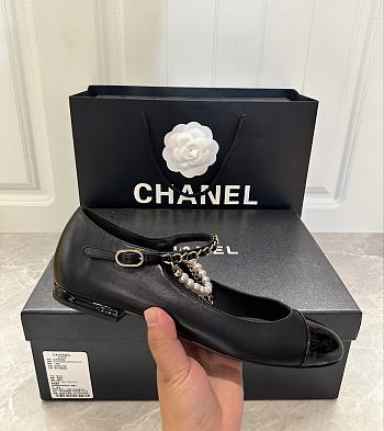 CHANEL | Mary Jane Shoes In Black Color