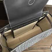 GOYARD | Goyardine Rouette PM Shoulder Bag Leather Gray - 4