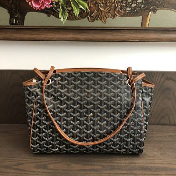 GOYARD | Goyardine Rouette PM Shoulder Bag Leather Brown