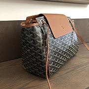 GOYARD | Goyardine Rouette PM Shoulder Bag Leather Brown - 4