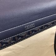 GOYARD | Goyardine Rouette PM Shoulder Bag Leather Navy Blue - 6