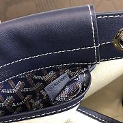 GOYARD | Goyardine Rouette PM Shoulder Bag Leather Navy Blue - 4