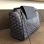 GOYARD | Goyardine Rouette PM Shoulder Bag Leather Navy Blue - 2