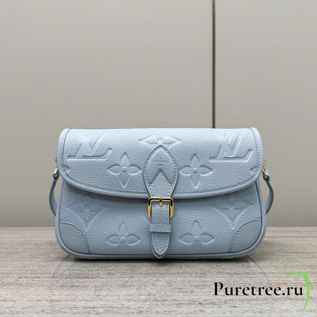 LOUIS VUITTON | Diane Bag Monogram Empriente Leather In Blue - 1