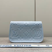 LOUIS VUITTON | Diane Bag Monogram Empriente Leather In Blue - 4