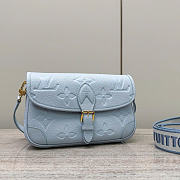 LOUIS VUITTON | Diane Bag Monogram Empriente Leather In Blue - 3