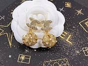 Chanel Pearl Braided Mesh Stud Earrings - 1