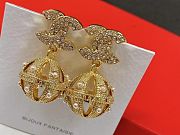 Chanel Pearl Braided Mesh Stud Earrings - 4