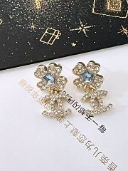 Chanel Four-leaf Clover Five-pointed Star Double C earrings  - 2