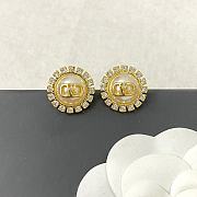 Valentino full diamond pearl earrings - 6