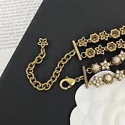 Gucci colorful double-layer crystal necklace - 4