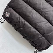 Moncler Teddy Plush Zipper Down Vest In Brown - 6