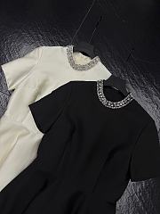 Chanel waist-cinching dress in black - 3