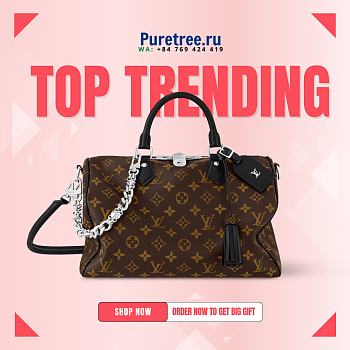 LOUIS VUITTON | Speedy Soft 30 Dark M12243