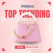 LOUIS VUITTON | Capucines Mini Bag Pink M23951 - 1