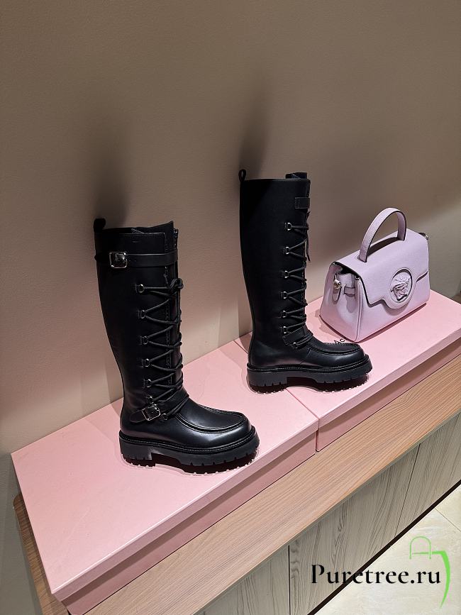 HERMES | classic boots in black  - 1