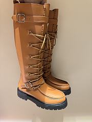 HERMES | classic boots in brown - 6