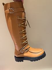 HERMES | classic boots in brown - 5
