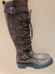 HERMES | classic boots in dark brown  - 4