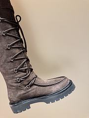 HERMES | classic boots in dark brown  - 2